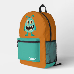 Niedlich/Whimsisches Monster/Alien Bedruckter Rucksack