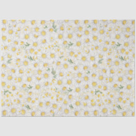 Niedlich White Daisy Blumendecoupage Seidenpapier