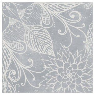 Niedlich White & Gray Dreamcatcher Feathers Mandal Stoff