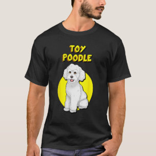 Niedlich White Toy Poodle T-Shirt