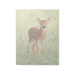 Niedlich Whitetail Fawn Notizblock