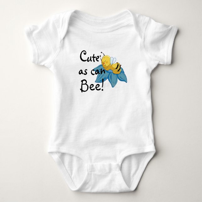 Niedlich, wie Biene kann! Baby Strampler (Vorderseite)