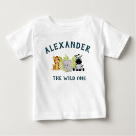 Niedlich Wild One Baby Boy 1. Geburtstag T-shirt