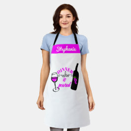 Niedlich Wine Spaß & Degustation Personalisierter Schürze