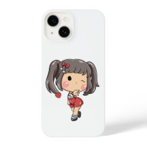 Niedlich Winking Chibi Girl