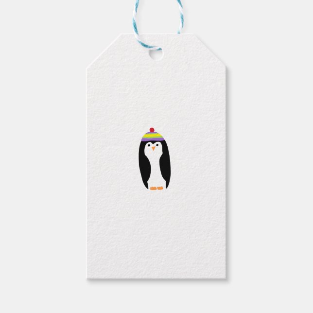 NIEDLICH WINTERPENGUIN GESCHENKANHÄNGER (Vorderseite)