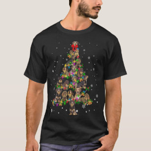 Niedlich Wire Dackel Hund Weihnachtsbaum Geschenk T-Shirt
