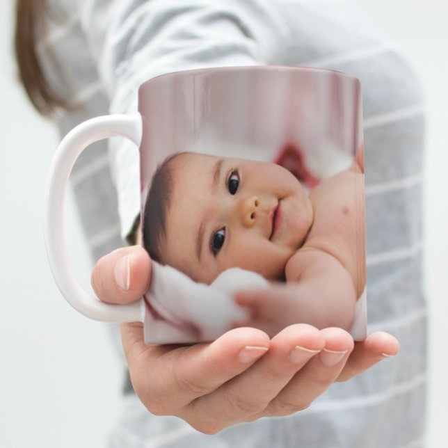 Niedlich wirst du die Taufe zum Foto des Pate-Vate Kaffeetasse (Von Creator hochgeladen)