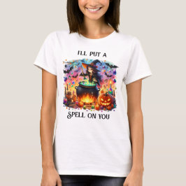 Niedlich Witch Stirring Cauldron T-Shirt