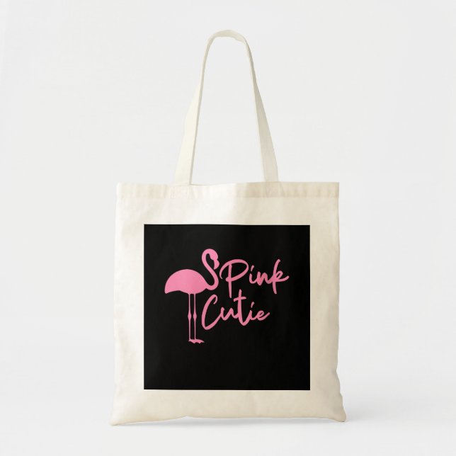 Niedlich Womens Pink Flamingo | Rosa Niedlich | Fl Tragetasche (Vorne)