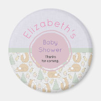 Niedlich Woodland Creatures Babydusche Danke