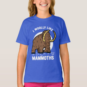 Niedlich Woolman Mammoth Funny Prehistorisches Tie T-Shirt