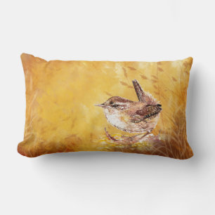 Niedlich Wren Bird Lendenkissen