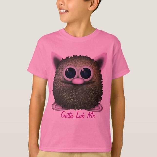 Niedlich Wuzzy Hintern Kids Lovable Book Character T-Shirt (Vorderseite)