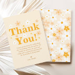 Niedlich Yellow Daisy Birthday Dankeskarte<br><div class="desc">Dankeschön im Stil mit dieser Personalisierten Niedlichen Yellow Daisy Geburtstag Dankeschön Karte. Dieses Design ist perfekt für die Geburtstagsfeier,  ergänzt Ihre thematische Geburtstagsfeier,  sei es ein altes Party oder eine Tagesfeier. Ein süß und nachdenklich Weg,  um Ihre Dankbarkeit zu zeigen!</div>