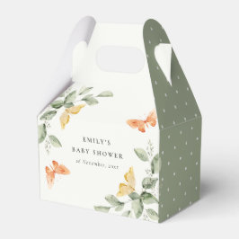 Niedlich Yellow Garden Foliage Butterflies Babydus Geschenkschachtel
