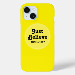 Niedlich Yellow Glaube Bible Verse Miracle Faith Case-Mate iPhone Hülle
