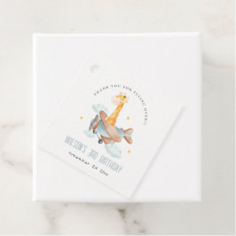 Niedlich Yellow Kids Flugzeug Stars Sky Giraffe Ge Geschenkanhänger