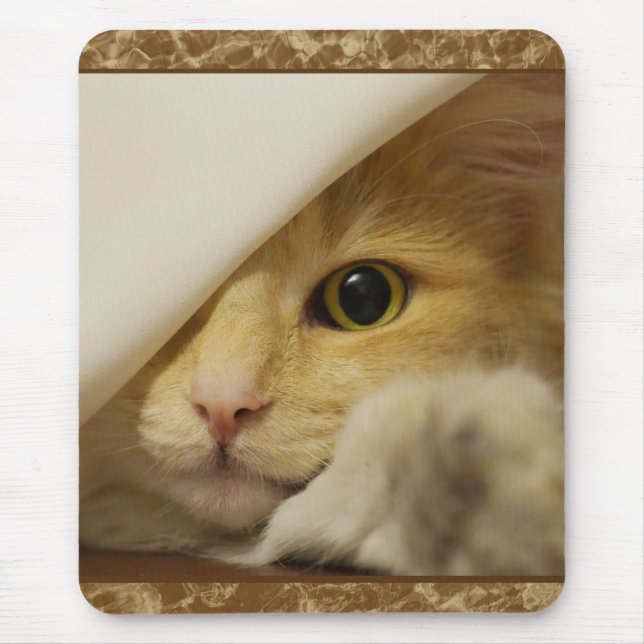 Niedlich Yellow Kitten Mousepad (Vorne)