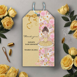 Niedlich Yellow Tutu Ballerina Butterflies Babydus Geschenkanhänger