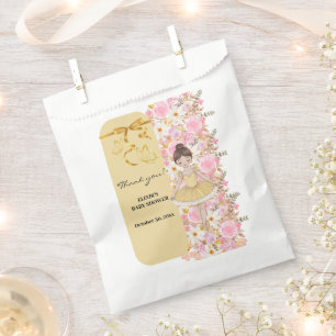 Niedlich Yellow Tutu Ballerina Butterflies Babydus Geschenktütchen