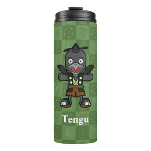 Niedlich Yokai Karasu-tengu Thermosbecher