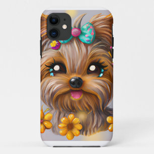 Niedlich Yorkie Kawaii Puppy Case-Mate iPhone Hülle
