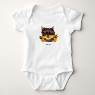 Niedlich Yorkie Puppy Baby Strampler