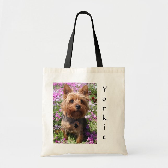 Niedlich Yorkie Puppy Dog Mama Yorkshire Terrier  Tragetasche (Vorne)