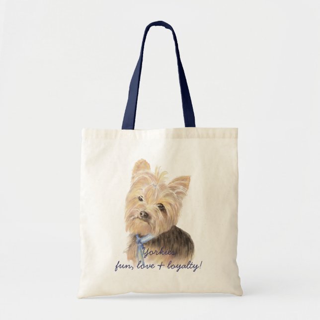 Niedlich Yorkie, Yorkshire Terrier, Hund, Haustier Tragetasche (Vorne)