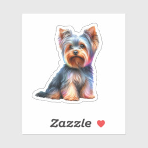 Niedlich Yorkshire Terrier Aufkleber