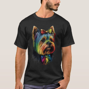 Niedlich Yorkshire Terrier Dog auf Yorkshire Terri T-Shirt