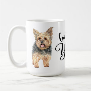 Niedlich Yorkshire Terrier Puppy Dog Liebe My York Kaffeetasse