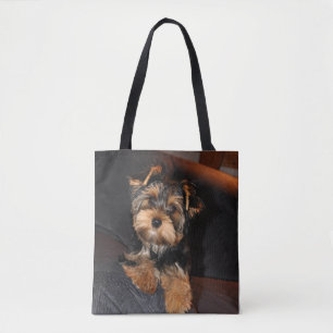 Niedlich Yorkshire Terrier Puppy Tasche