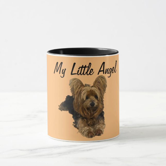 Niedlich Yorkshire Terrier Tasse (Zentrum)