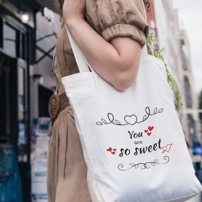 Niedlich "You are sweet" Script Tote Bag Tragetasche (Von Creator hochgeladen)