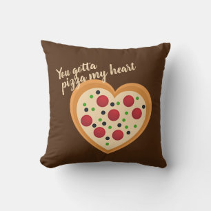 Niedlich You Gotta Pizza Me Herzenpuppe Kissen