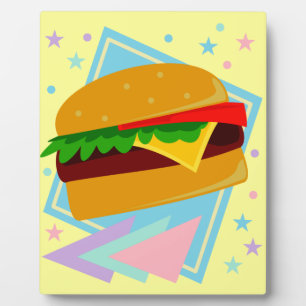 Niedlich Yummy Burger Fotoplatte
