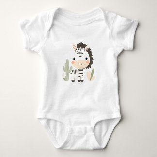 Niedlich Zebra Baby Jersey Bodysuit Strampler
