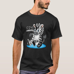Niedlich Zebra EDS Awareness Ribbon T-Shirt