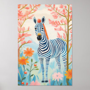 Niedlich Zebra Poster