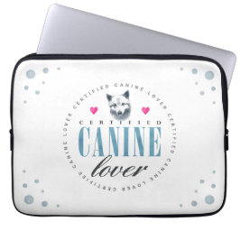 Niedlich zertifizierte Canine Lover Samoyed Laptopschutzhülle