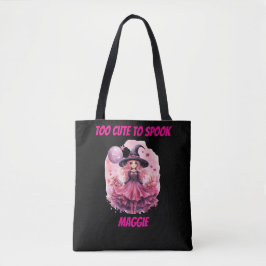 Niedlich zu sprechen Hexe Personalisierten Hallowe Tasche