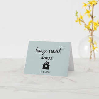 Niedlich Zuhause Sweet Zuhause House Karte