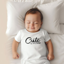 Niedlich zum Knochen Baby Strampler