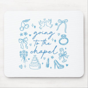 Niedlich zur Kapellbrücke Verlobt Bachelorett Mousepad