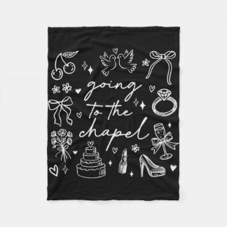 Niedlich zur Kapelle Bachelorette Fleecedecke