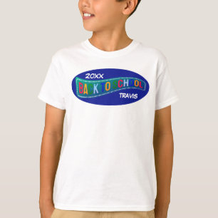 Niedlich zurück zur Schule Personalisiert T-Shirt