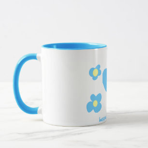 niedlich zurück zur Tasse der Schule