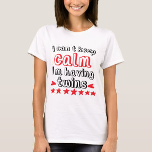 Niedlich, Zwillinge zu haben, die Frühschwangersch T-Shirt